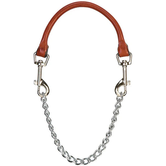 Leather & Chain Goat Collars